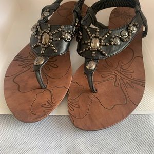 Rockin Woman's Sandals  Black Size 7